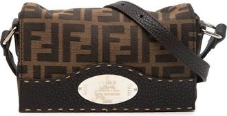 Fendi Pre-owned Fendi Zucca Canvas Selleria Crossbody Ladies RAKQI63OEX4W4YH5
