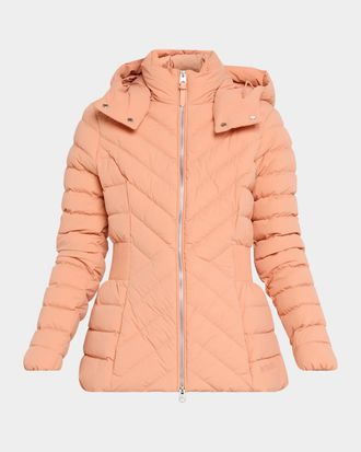 Mackage Idalee Light Down Jacket with Detachable Hood