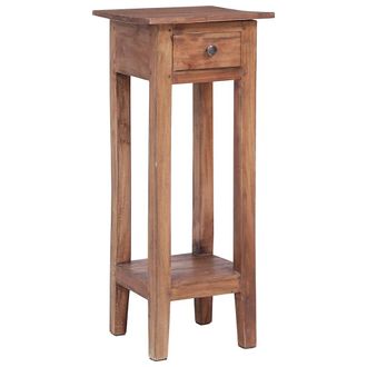 vidaXL Soporte Para Plantas Madera Maciza De Caoba 30x30x75 Cm Vidaxl