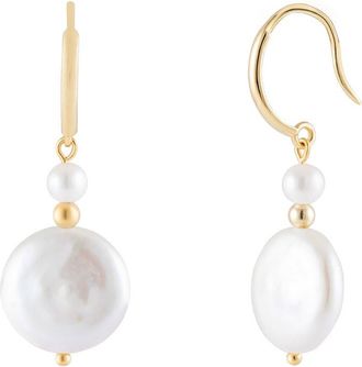 Splendid Pearls Silver 4-4.5Mmmm Pearl Earrings