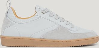 Belstaff Croft Trainer Womens Nappa Leather Cement Grey Size UK 3