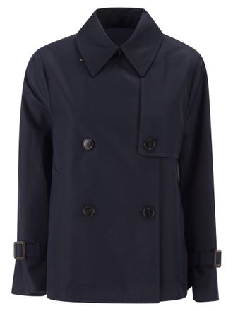 Max Mara Weekend Maxmara Wkdbiglia Water Repellent Gabardine Trench Coat