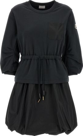 Moncler Womens Two-Material Dress