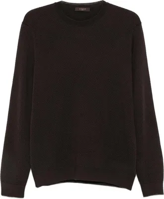 Zanone Waffle-knit Sweater