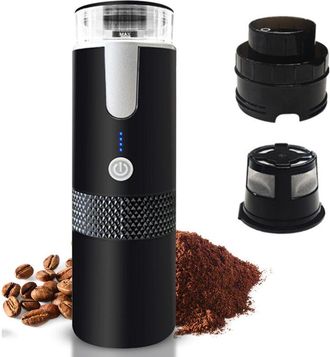 OEM Cafetera El&eacute;ctrica Port&aacute;til De Espresso, Mini Cafetera Individual De 170 Ml (6 Oz) Con Taza Para Caf&eacute; Molido Y C&aacute;psulas, Cafetera Autom&aacute;tica Para Acam