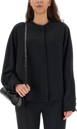 Jil Sander Viscose Blend Shirt - Black