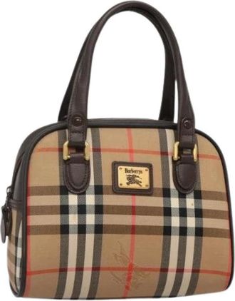 Burberry Pre-owned Handbags, female, Beige, Size: ONE SIZE Pre-owned Vintage Hand Bag
