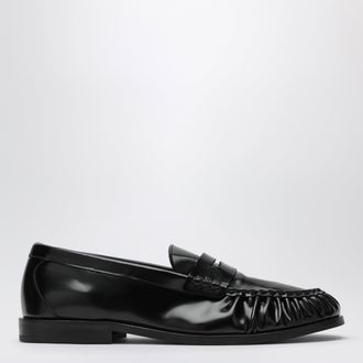 Vinny&rsquo;s Louee Vale loafers in black polished leather