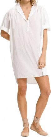 Cali Dreaming Zuma Cotton Mini Dress In White