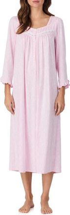 Eileen West Cotton Ballet Nightgown in Pink/White at Nordstrom, Size X-Large