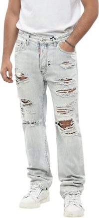 Dsquared2 Blue Slim Mid Rise Jeans