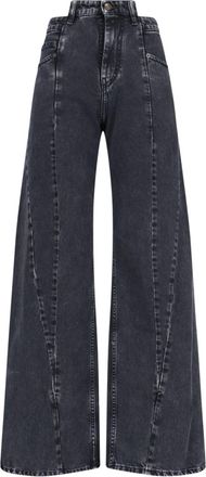 Maison Margiela D&eacute;cortiqu&eacute; Palazzo Jeans, In Black Denim