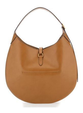 Polo Ralph Lauren Womens Shoulder Bag P Id Shldr Brown Leather Strap Cow Handbags Hand