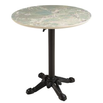 Macabane Conjunto n.&ordm; 1: mesa de bar plegable de 70 cm de di&aacute;metro, de cer&aacute;mica