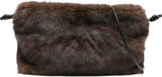 Yerse textured drawstring bag - women - Polyester/Polyester - One Size - Brown