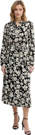 Benetton Kleedjes, Dames, Veelkleurig, S, Jurk met bloemenprint