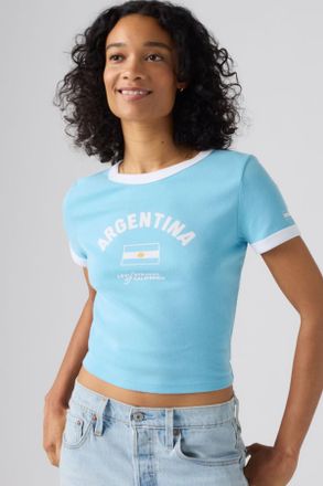 Levi's T-shirt Ringer da donna Levis Argentina - Donna - 2XS - Blu / X Argentina