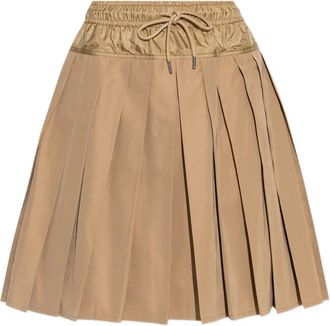 Moncler Gonna plissettata con coulisse - 238 BEIGE