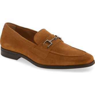 Bruno Magli Pacoal Bit Loafer in Cognac Suede at Nordstrom Rack, Size 10.5