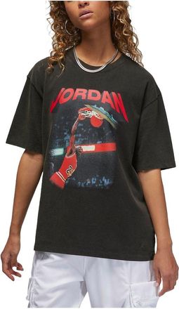 Nike Jordan (WMNS) Air Jordan Heritage Graphic T-Shirt Washed Black FB5137-010