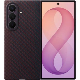 Samsung Carbon Back Cover Rojo Magn&eacute;tico Samsung Galaxy Z Fold 8 Ultra