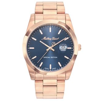 Mathey-Tissot Mens Classic Blue Dial Watch
