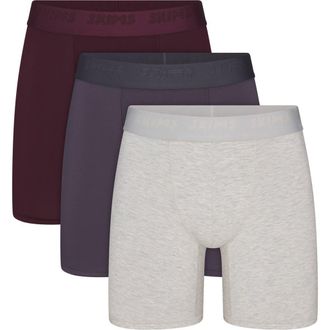 SKIMS 3-Pack 5-Inch Stretch Modal Boxer Briefs in Raven Multi at Nordstrom, Size Xx-Large