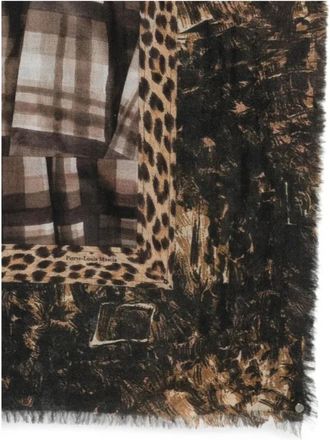 Pierre-Louis Mascia Euclidex CM 135x 195 Sjaal - Dames - Sjaals - Veelkleurig - ONE Size - Kasjmier - Accessoires
