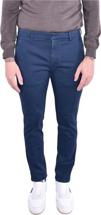 Dondup Gaubert Slim Chino - Heren - Chinos - Blauw - W29 - Katoen - Broeken