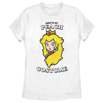 Nintendo Womens Nintendo This is my Peach Costume Graphic T-Shirt in White at Nordstrom, Size Xx-Large