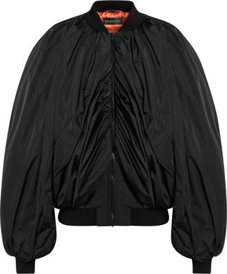 Balenciaga Stijlvolle Bomberjack - Dames - Bomber jackets - Zwart - 2XS - Jassen
