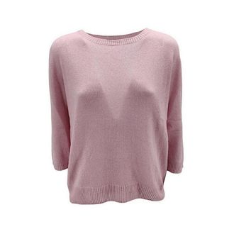 Aragona Aragon Shirt - Dames - Ronde hals truien - Roze - XL - Kasjmier - Truien & Vesten
