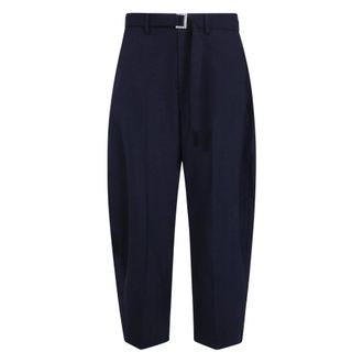 sacai Suiting Pants - Heren - Broeken - Zwart - Maat: L Wol