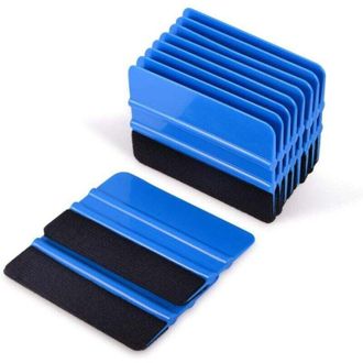 OEM [mai Usato]set Di 10 Spatole In Vinile, Strumento Per Lisciare Carta Da Parati, Raschietto, Bordi Auto, Feltro, Tessuto