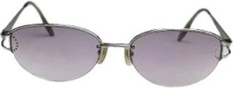 Givenchy Pre-owned Metalen Zonnebril - Dames - Vintage Accessoires - Paars - ONE Size - Vintage