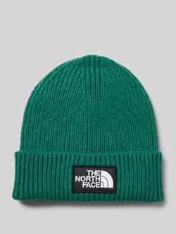The North Face Strickm&uuml;tze mit Label-Patch