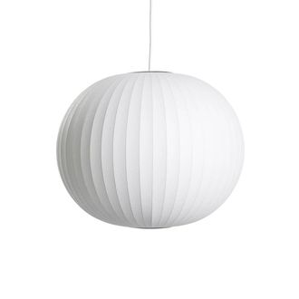 HAY Nelson Ball Bubble Pendelleuchte M, &Oslash; 48.5 x H 39.5 cm, off white