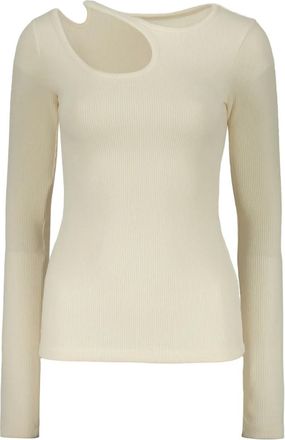 Low Classic cut-out jersey top - women - Polyurethane/Polyester - M - Neutrals
