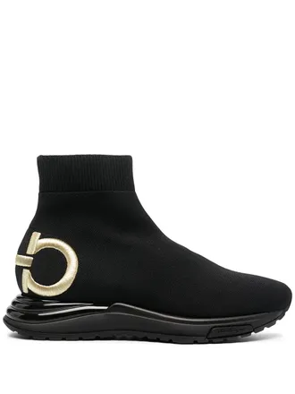 Ferragamo Gancini sneakers - Black