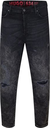 HUGO BOSS Hugo Mens 634 10243500 07 Slim Fit Jeans in Dark Grey - Size 34W/32L