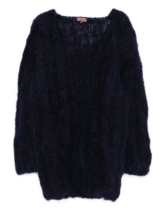 Romeo Gigli 1990s sweater - Blue