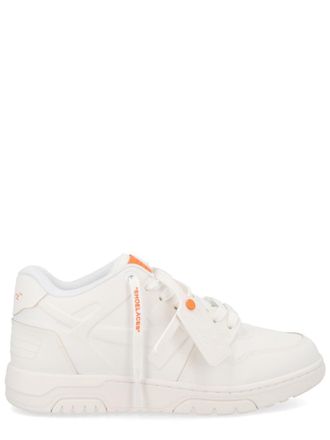 Off-white White Out Of Office Orange Accents Sneakers