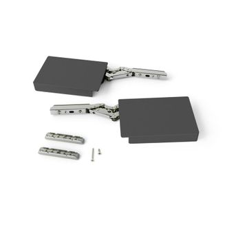 Emuca Emuca Comp&aacute;s Para Puertas Elevables Altius Lift, Fuerza 4000-9000 (extra High=xh), Acero Y Pl&aacute;stico, Gris Antracita