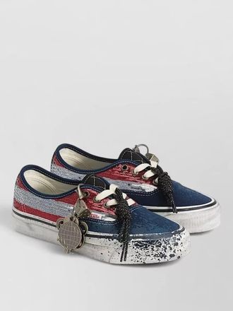 Vans woman lx authentic 44 glitter charm sneakers