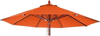 Hhg Nunca Usado] Funda De Recambio Para Sombrilla De Madera Para Hosteler&iacute;a Hhg 667, Funda De Sombrilla, Redonda &Oslash;4m Poli&eacute;ster 3kg, Terracota