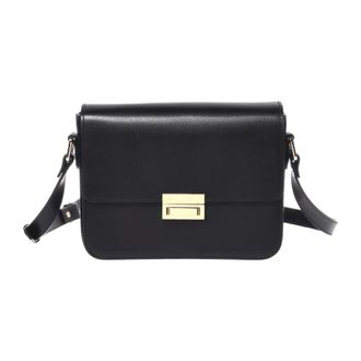 Baldinini Black leather crossbody bag - female - Baldinini - Shoulder Bags - Black - ONE SIZE - Bags