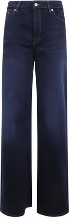 7 For All Mankind Tailorless Lotta Wide Jeans - Jeans - Mujer - Azul - W31
