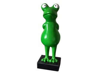 Schubiger M&ouml;bel Skulptur Gr&uuml;ner Frosch