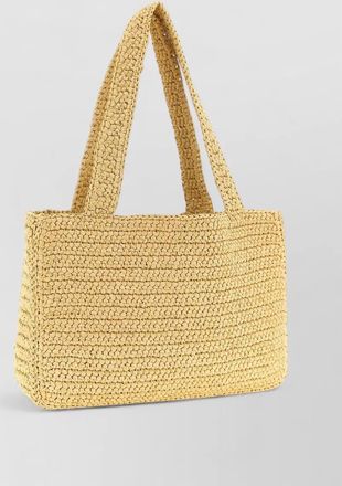 Valentino Garavani viva superstar midi tote woven texture
