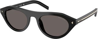 Prada PR B15SF Asian Fit 16K731 Womens Sunglasses Black Size 52
